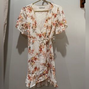 Abercrombie & Fitch Floral Mini wrap Dress